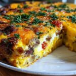 Chorizo Potato Egg Casserole