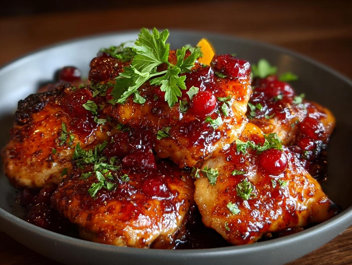 Incredible Cranberry Orange Chicken Recipe - Cranberry Orange Chicken Incredible - main visual representation