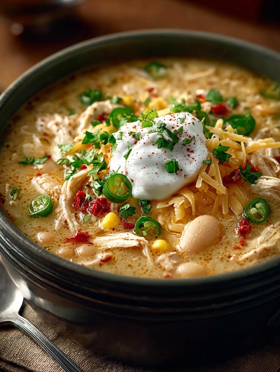Delicious Crockpot White Chicken Chili Recipe for Comfort - Crockpot White Chicken Chili - additional detail