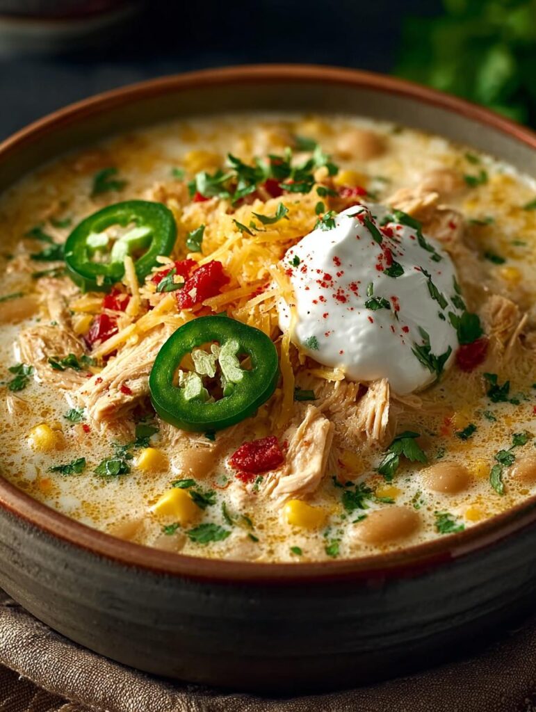Crockpot White Chicken Chili