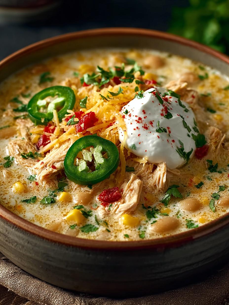 Crockpot White Chicken Chili