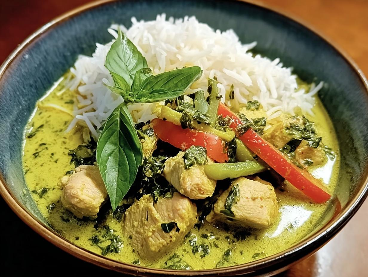 Fragrant Green Chicken Curry: 50 Min Taste Sensation - Fragrant Green Chicken Curry - additional detail