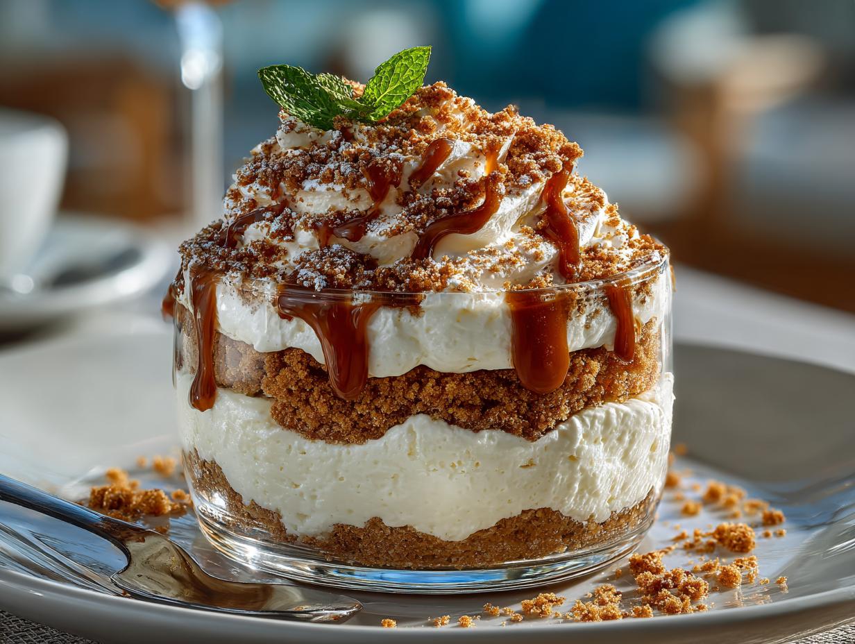 Gingerbread Cheesecake Parfaits