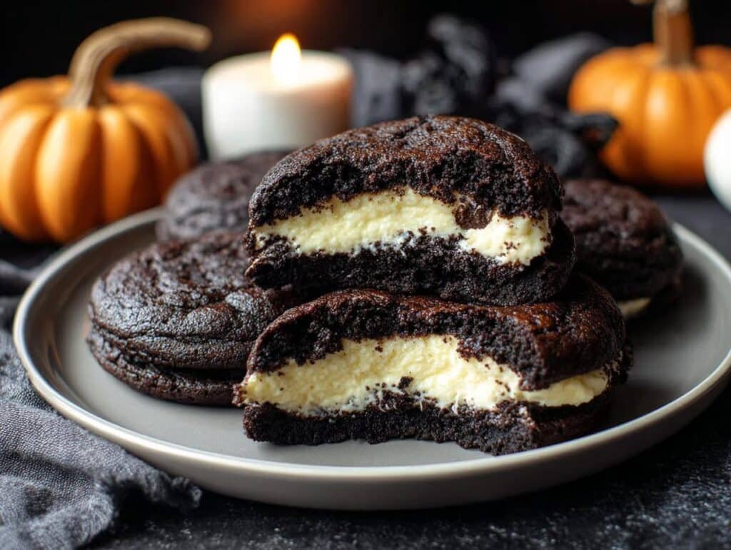 Halloween Black Velvet Cheesecake