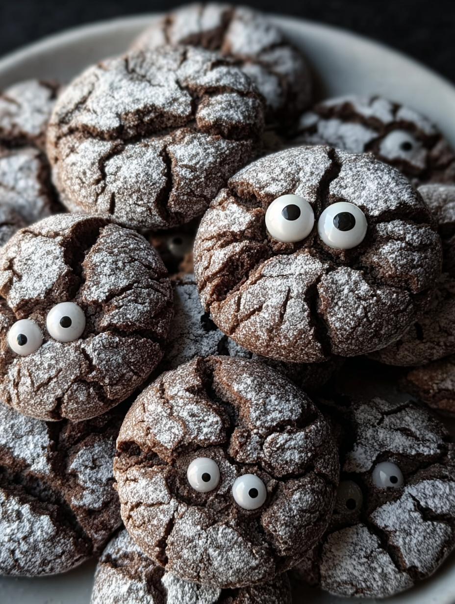 Halloween Crinkle Cookies: Chewy, Scary, Perfect Treats 1 Halloween Crinkle Cookies