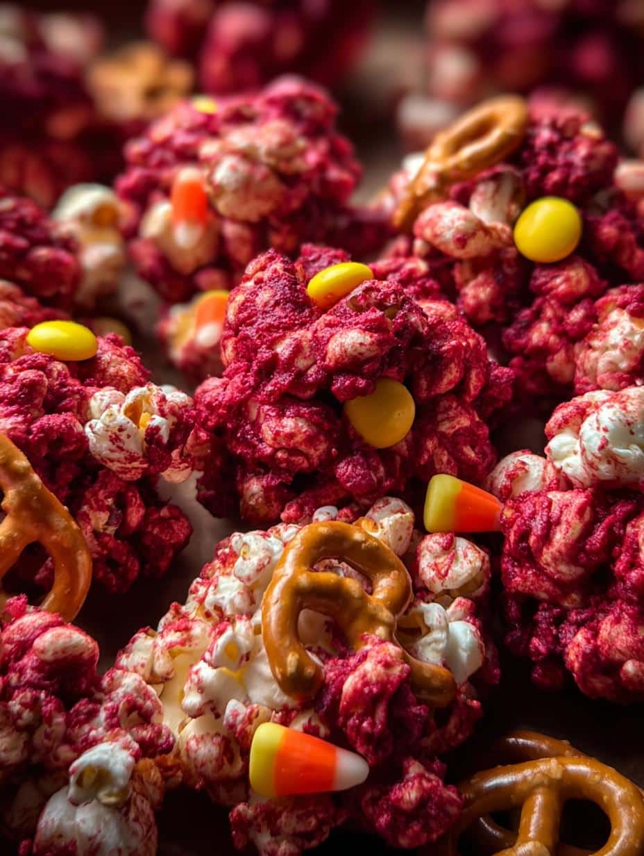 Halloween Red Velvet Popcorn: Amazing Snack - Halloween Red Velvet Popcorn - additional detail