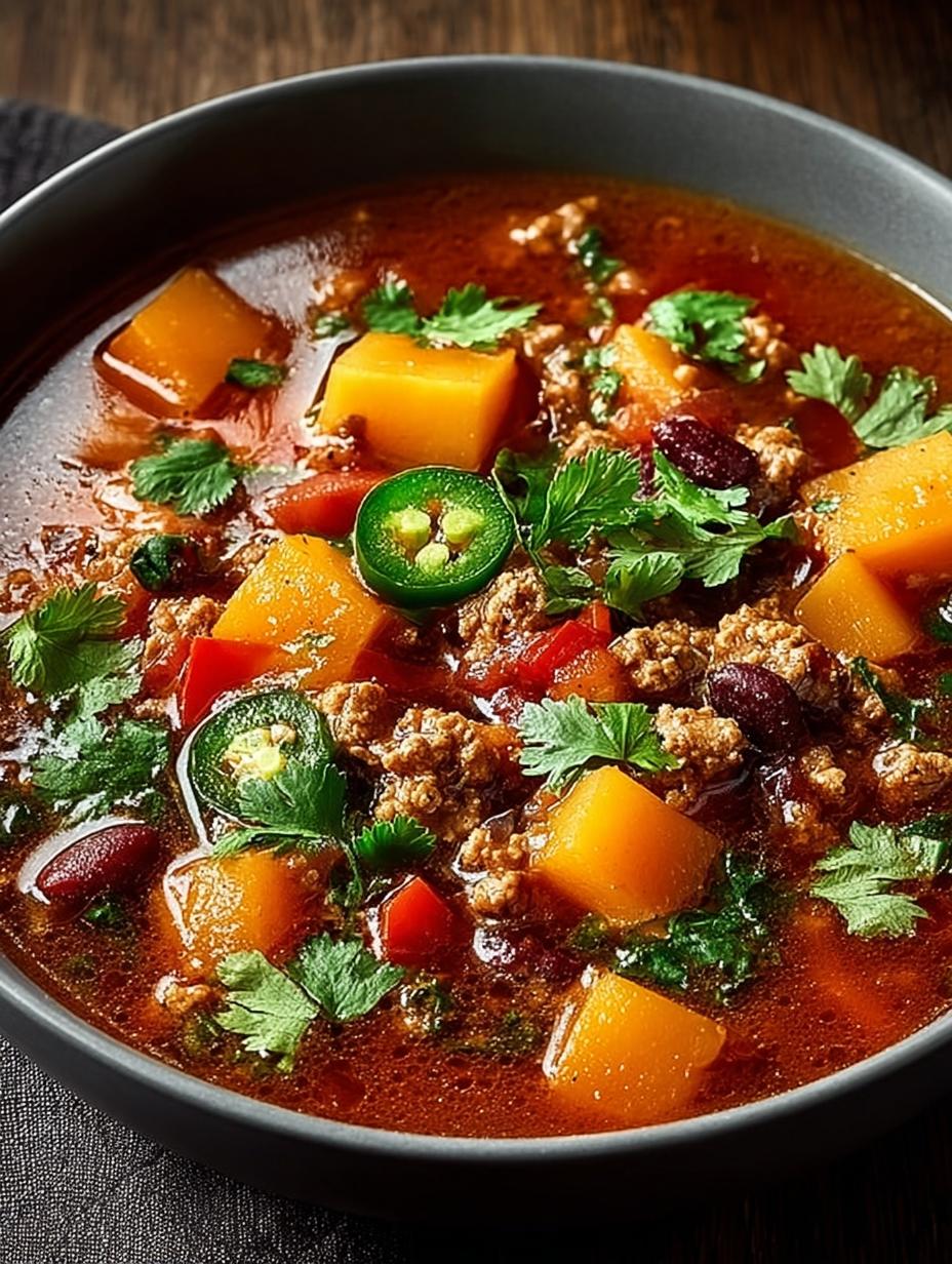 Hearty Butternut Turkey Chili: A Comforting Delight 1 Hearty Butternut Turkey Chili