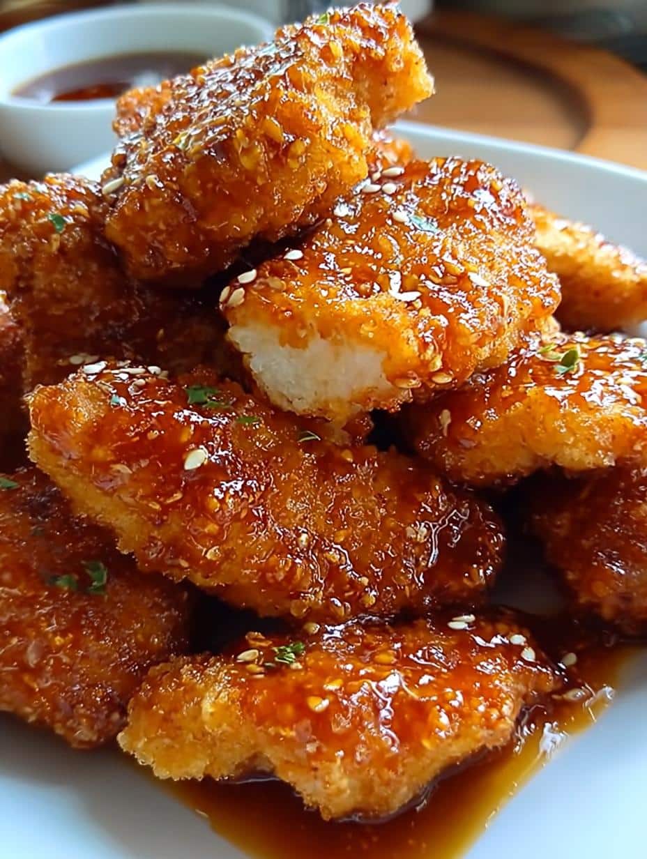 Irresistible Baked Crunchy Hot Honey Chicken 2 Irresistible Baked Crunchy Hot Honey Chicken - close-up of coated chicken thighs on a baking sheet before baking