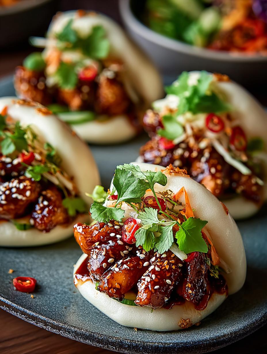 Irresistible Korean Chicken Bao: 6 Fluffy Buns to Savor - Irresistible Korean Chicken Bao - main visual representation