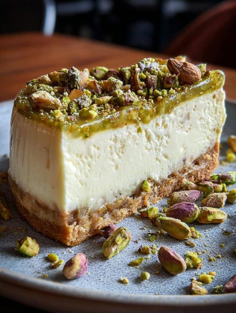Irresistible Pistachio Cheesecake Topping