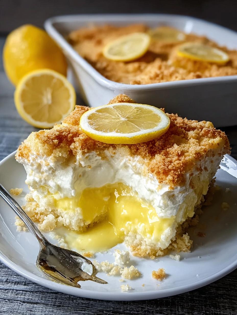 Lemon Cream Cheese Dump Cake: Quick, Luscious Dessert - Lemon Cream Cheese Dump - additional detail