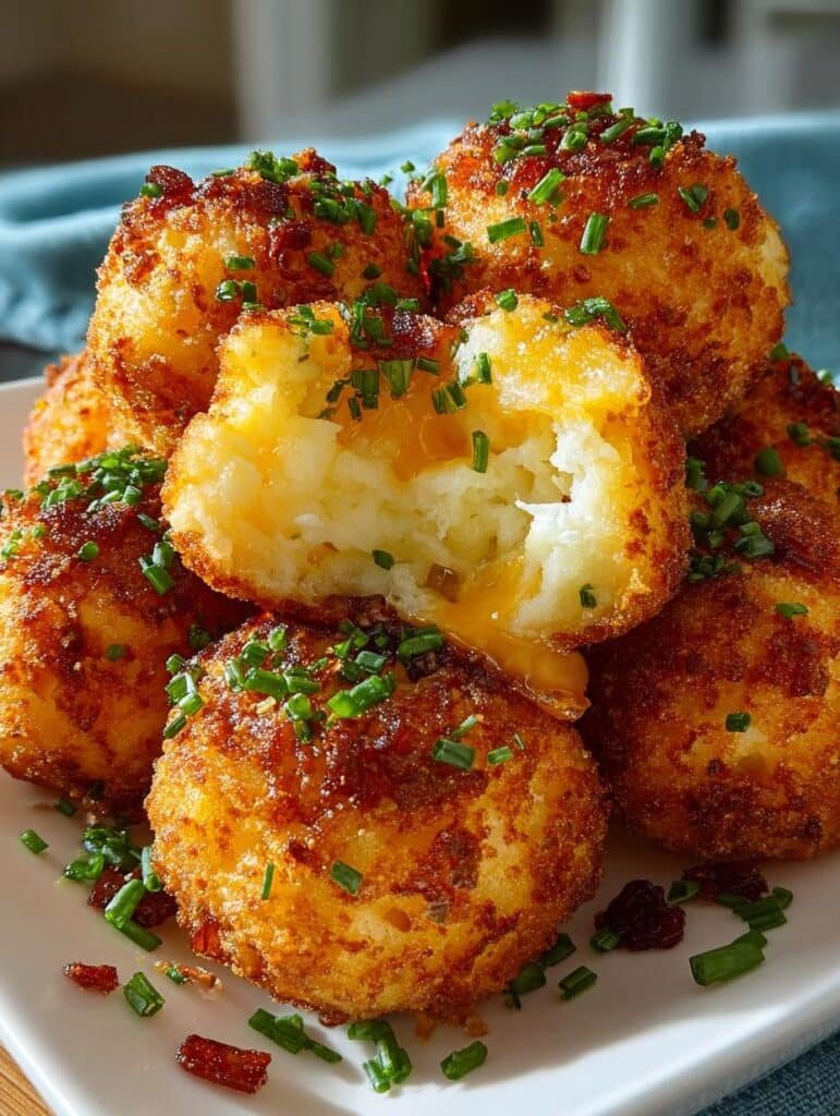 Loaded Mashed Potato Balls