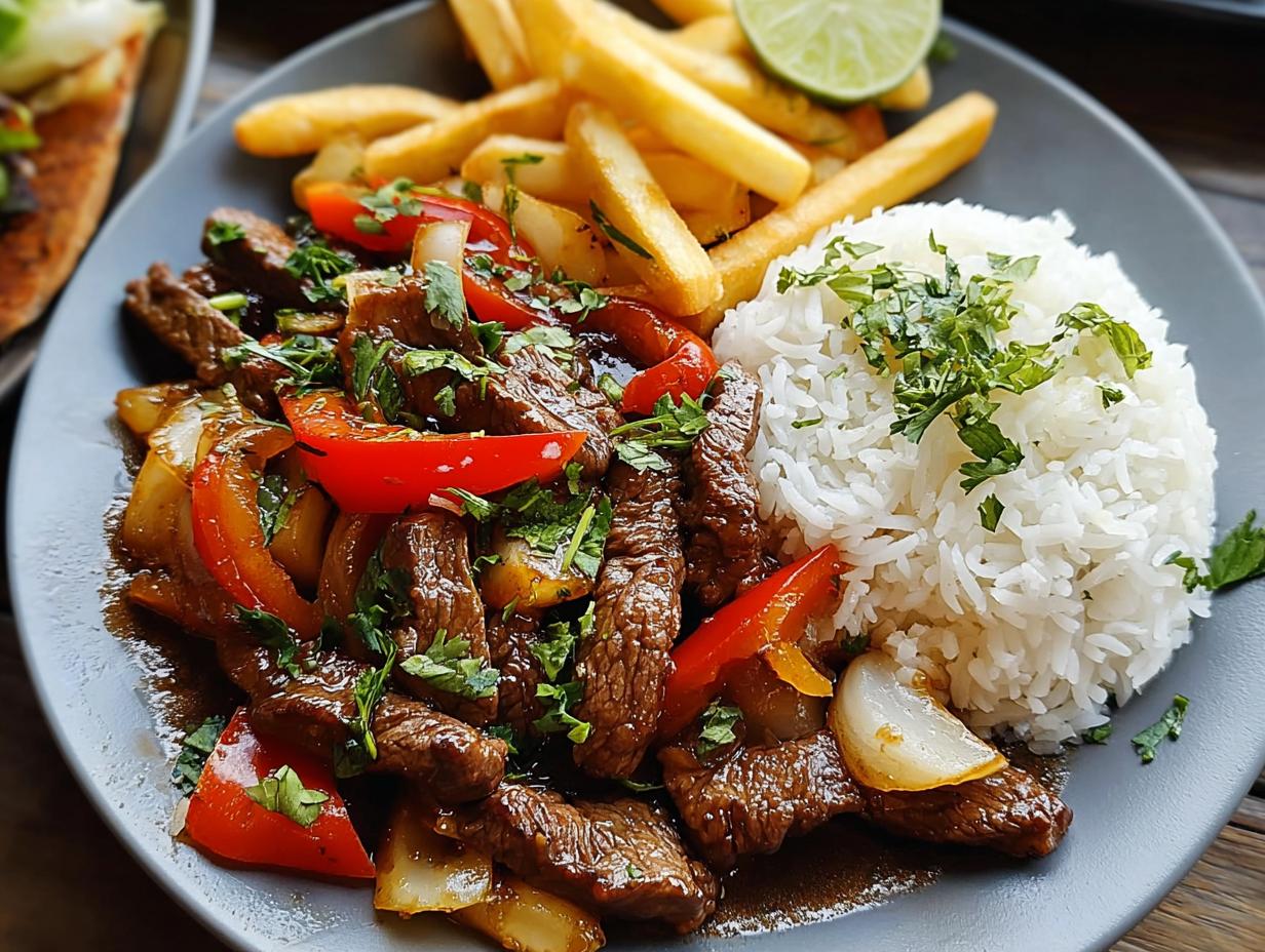 Lomo Saltado Peruvian Beef