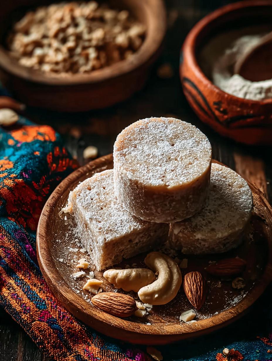 Mexican Mazapan Sweet Peanut - ground peanuts in food processor