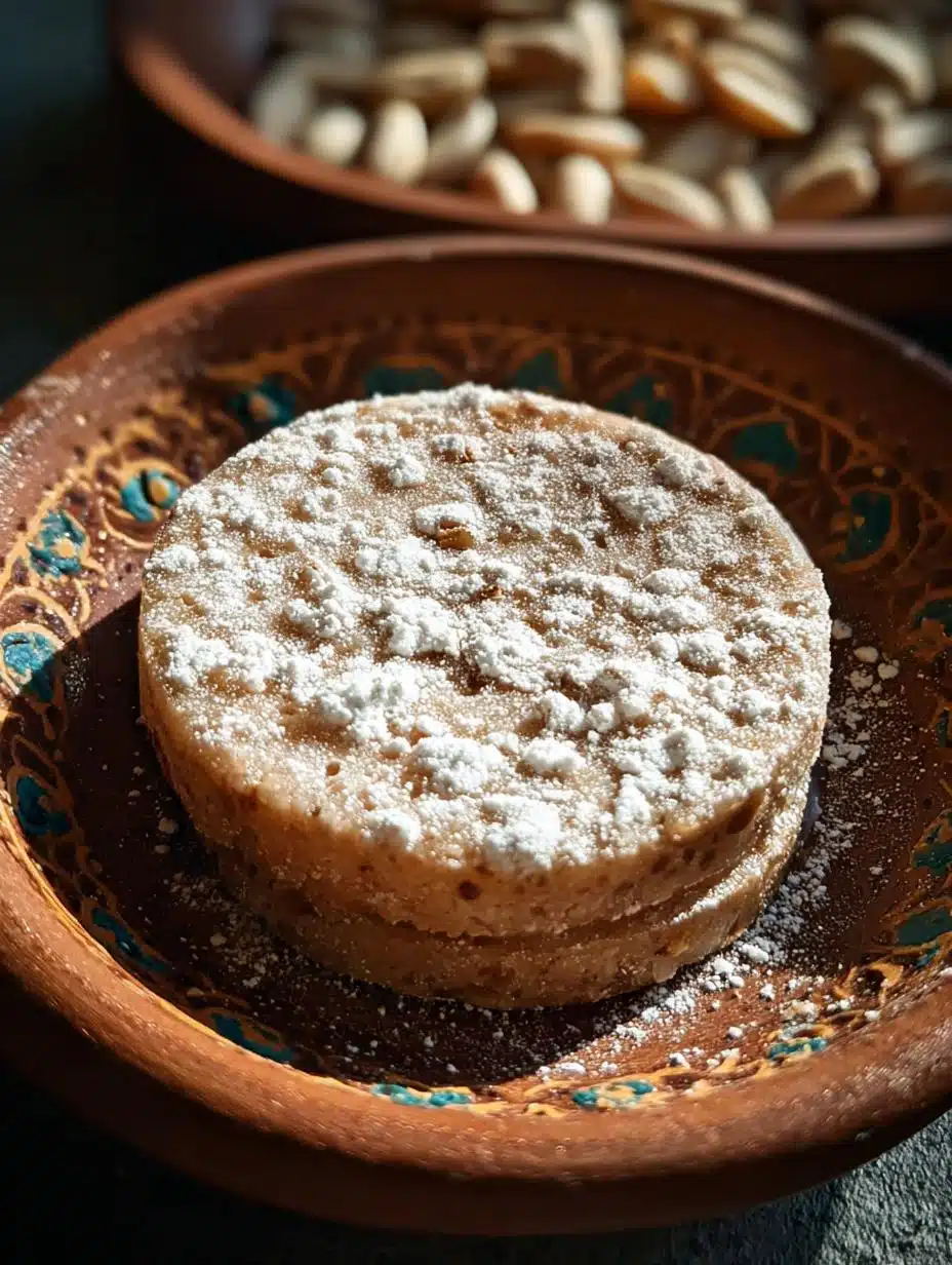 Mexican Mazapan Sweet Peanut: 1 Easy Recipe 3 Mexican Mazapan Sweet Peanut - formed mazapan discs