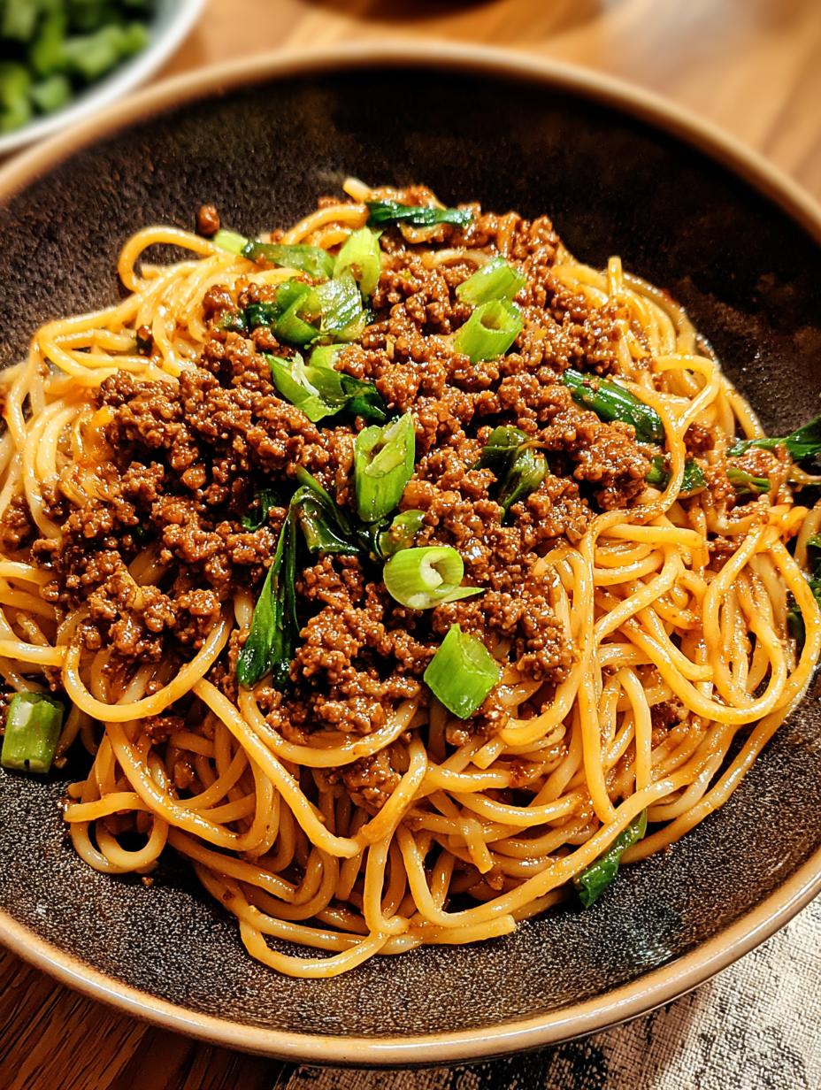 Mongolian Ground Beef Noodles: Quick, Flavorful 30-Min Meal - Mongolian Ground Beef Noodles - main visual representation