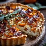 Onion Tart with Pumpkin