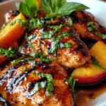 Peach Basil Balsamic Chicken: 15-Min Masterpiece 4 Peach Basil Balsamic Chicken