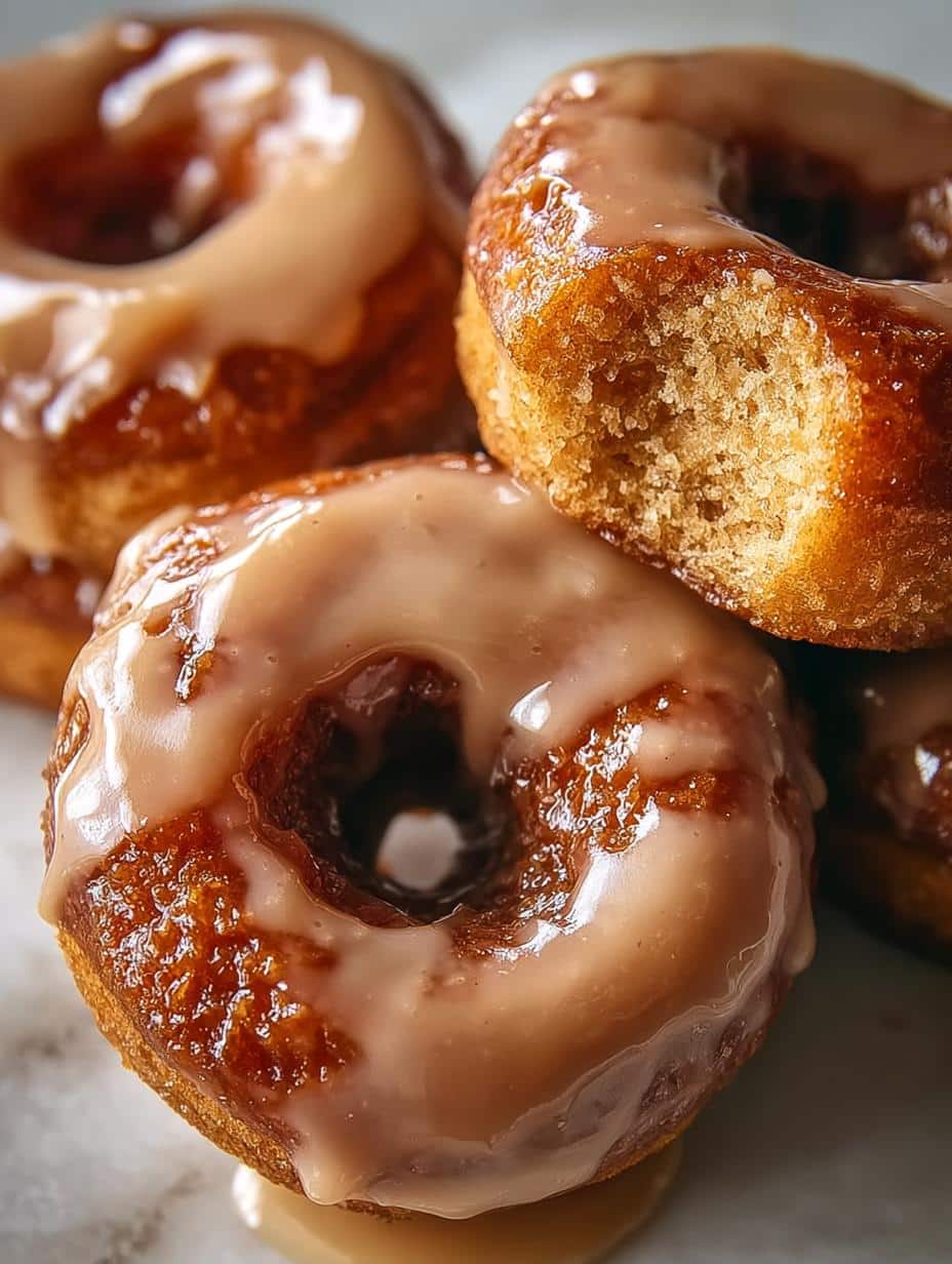 Pumpkin Donuts with Brown