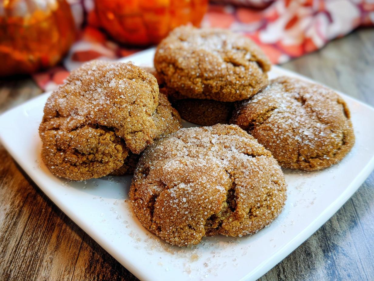 Delicious Pumpkin Molasses Cookies 10-12 Min - Pumpkin Molasses Cookies - additional detail