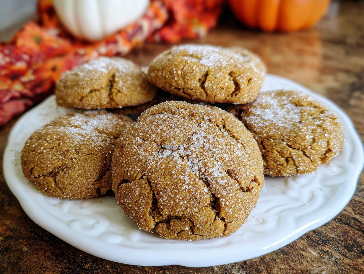 Pumpkin Molasses Cookies