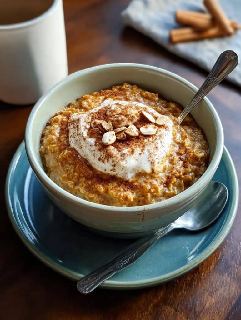 Spiced Pumpkin Oatmeal
