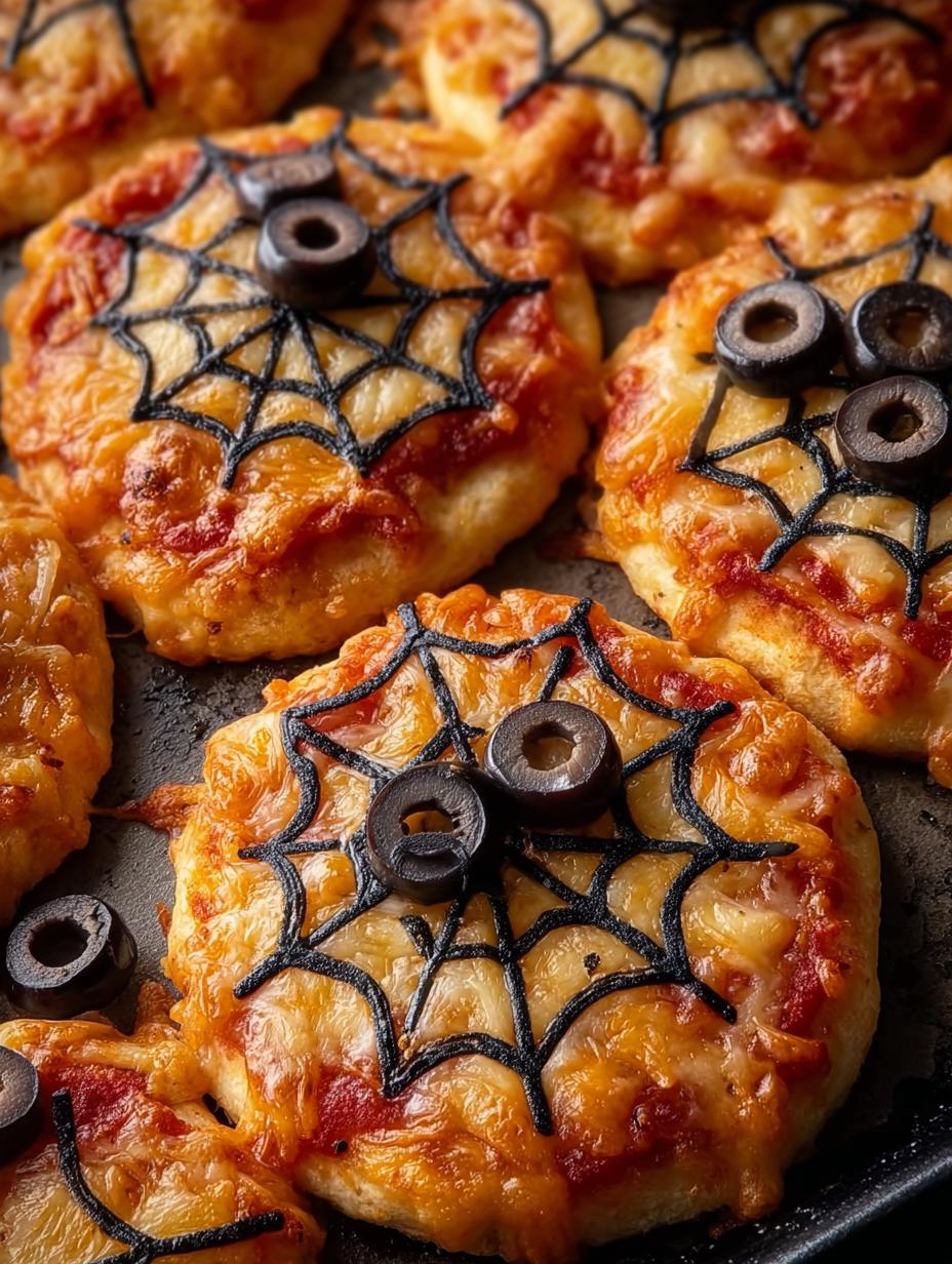 Spiderweb Pizza Bites: 15-Min Spooky Delights - Spiderweb Pizza Bites - main visual representation