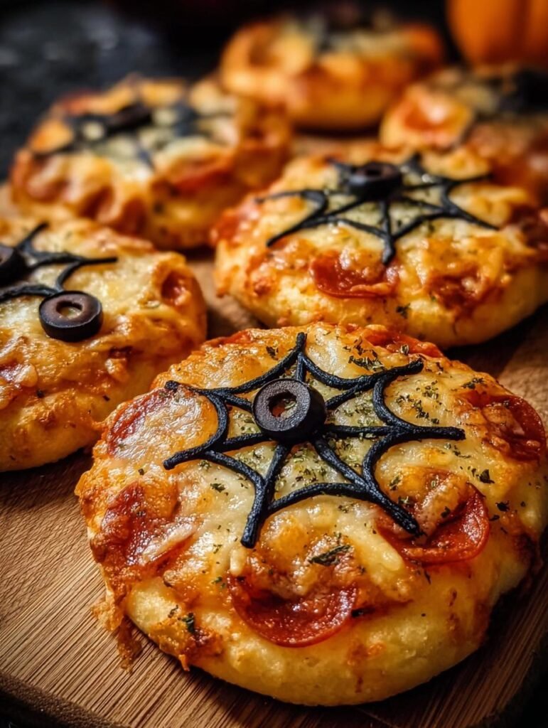 Spiderweb Pizza Bites
