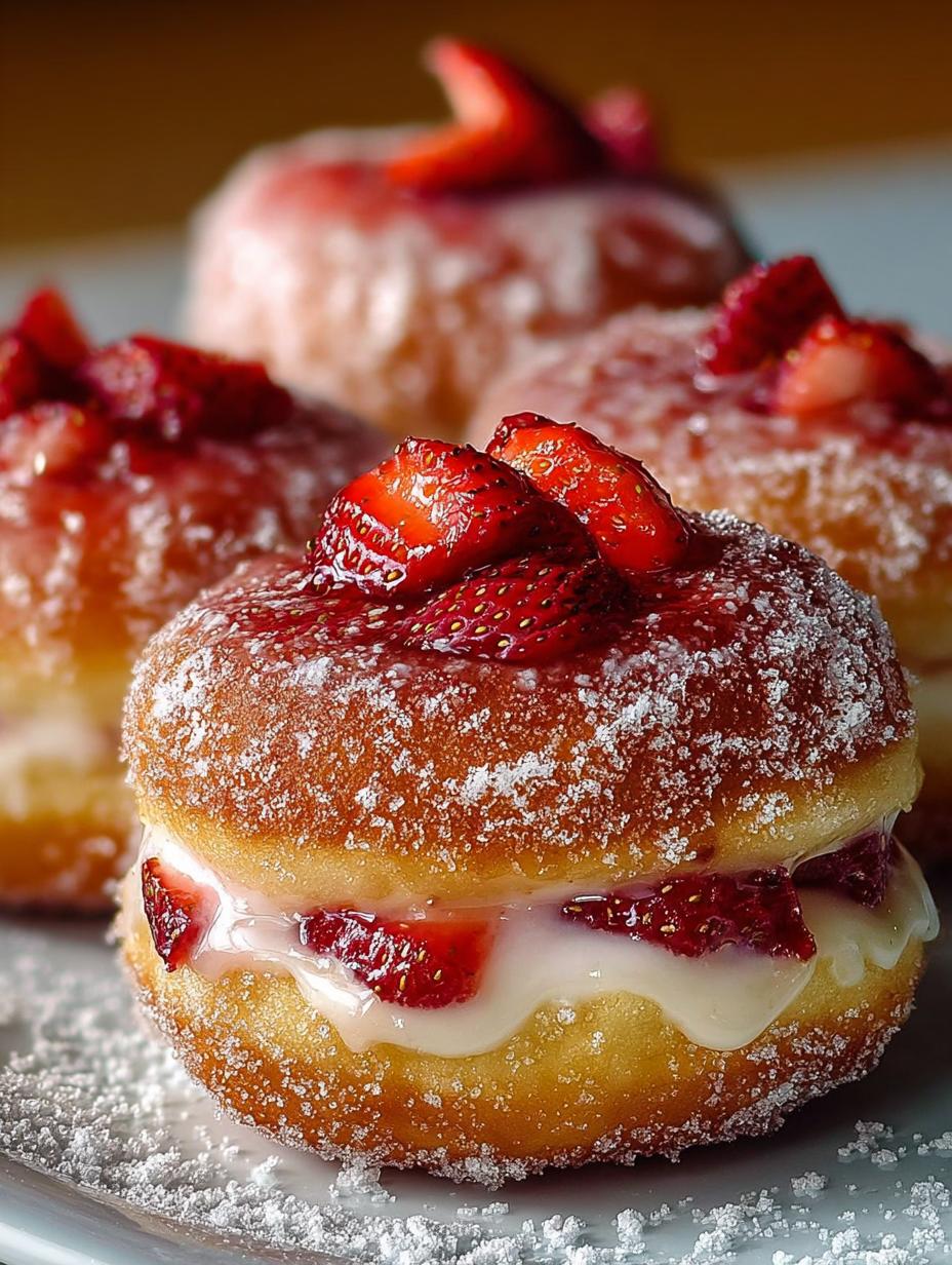 Delicious Strawberry Donut Rolls You Can Make at Home - Strawberry Donut Rolls - main visual representation
