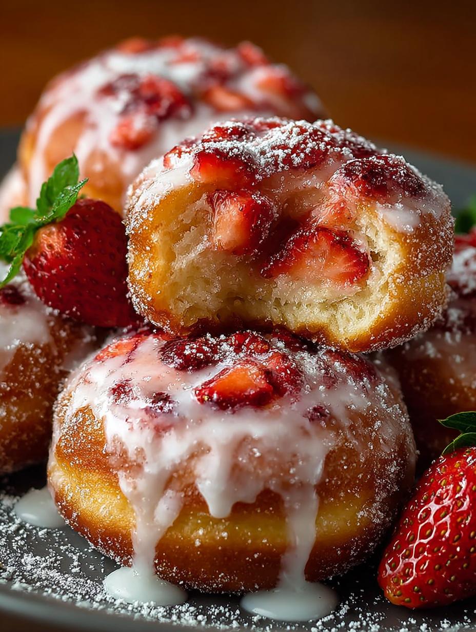 Delicious Strawberry Donut Rolls You Can Make at Home - Strawberry Donut Rolls - additional detail