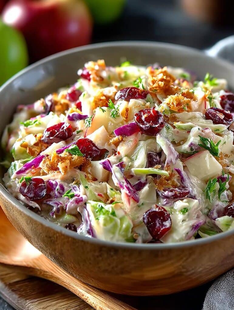 Apple Cranberry Coleslaw