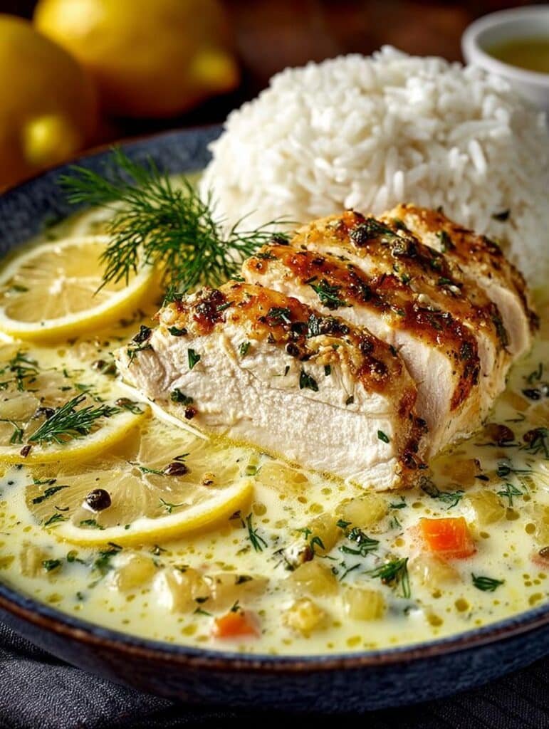 Avgolemono Greek Lemon Chicken