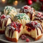 Bake Christmas Cheesecake Bites