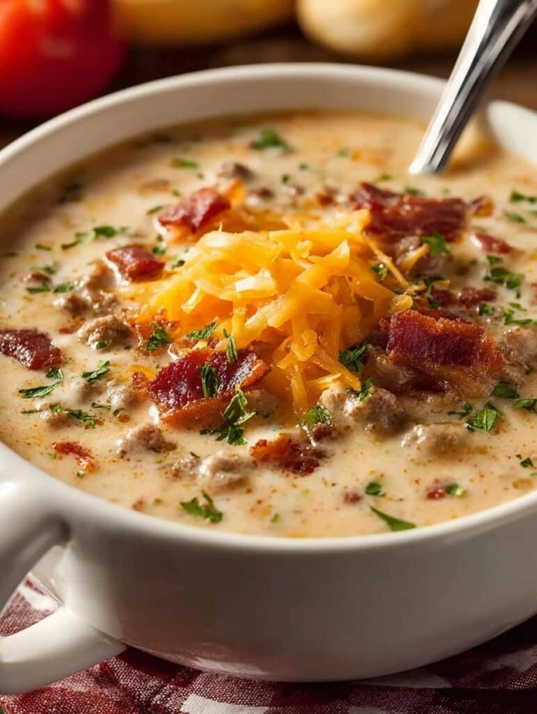 Cheeseburger Soup