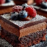 Chocolate Mousse Brownies Incredible