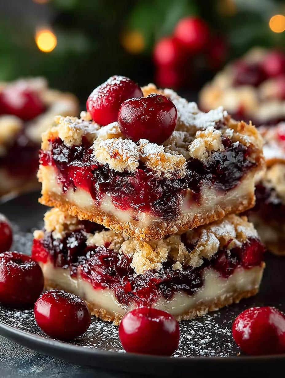 Christmas Cherry Bars Festive Delight for the Holidays 3 Christmas Cherry Bars Festive Delight for the Holidays - Christmas Cherry Bars Festive - additional detail