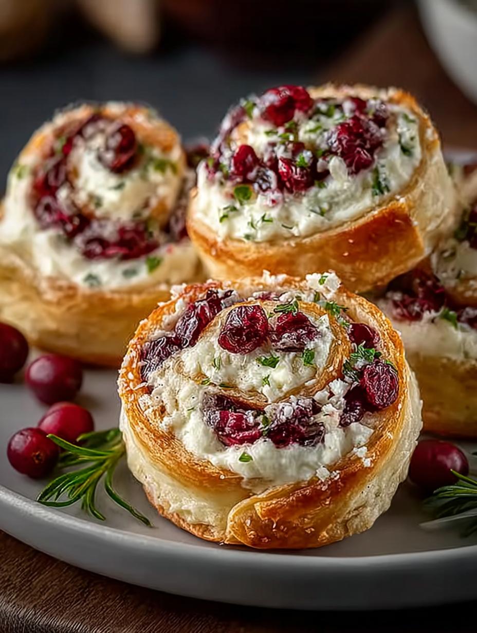 Delicious Cranberry Cream Cheese Pinwheels Everyone Loves - Cranberry Cream Cheese Pinwheels - main visual representation