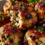 Cranberry Turkey Stuffing Balls