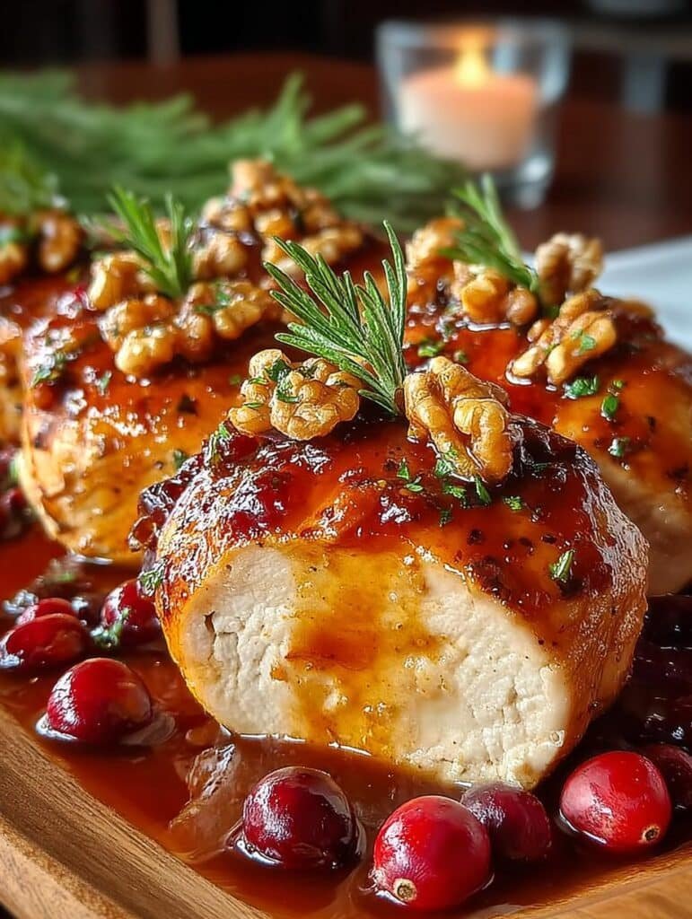 Cranberry Walnut Turkey Tenderloin