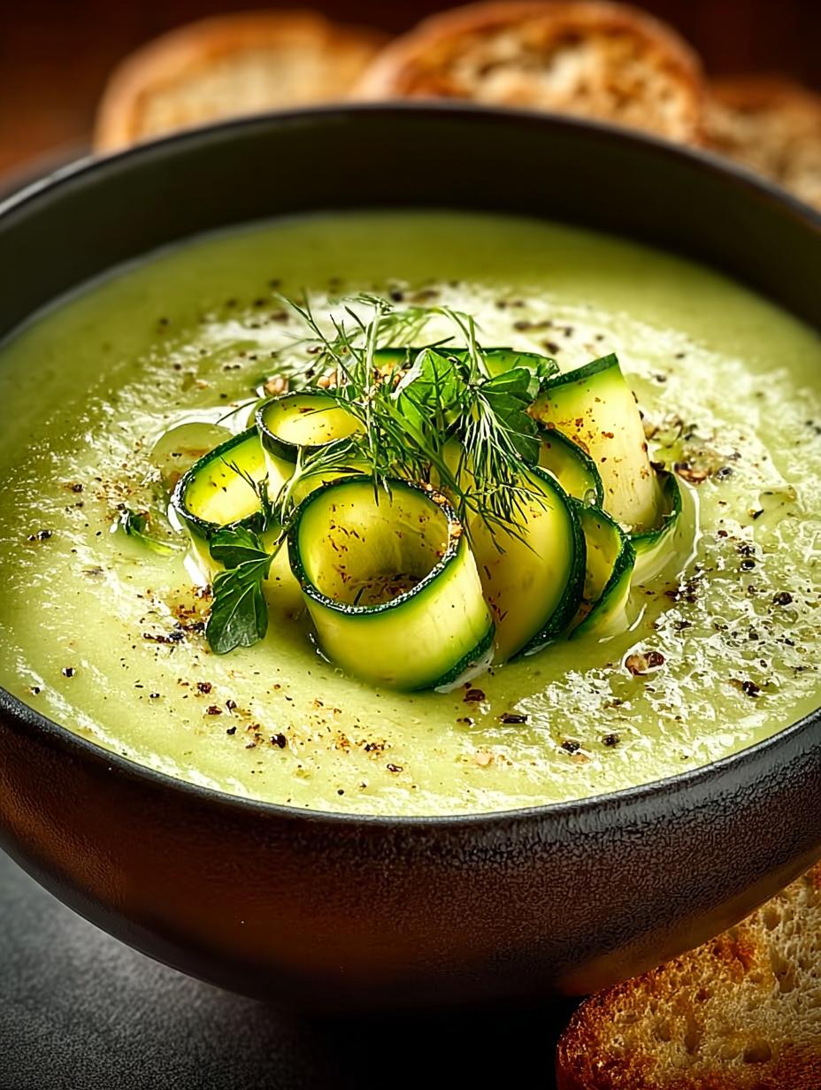Creamy Zucchini Soup For