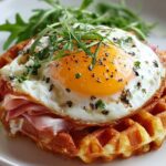 Croque Madame Waffles