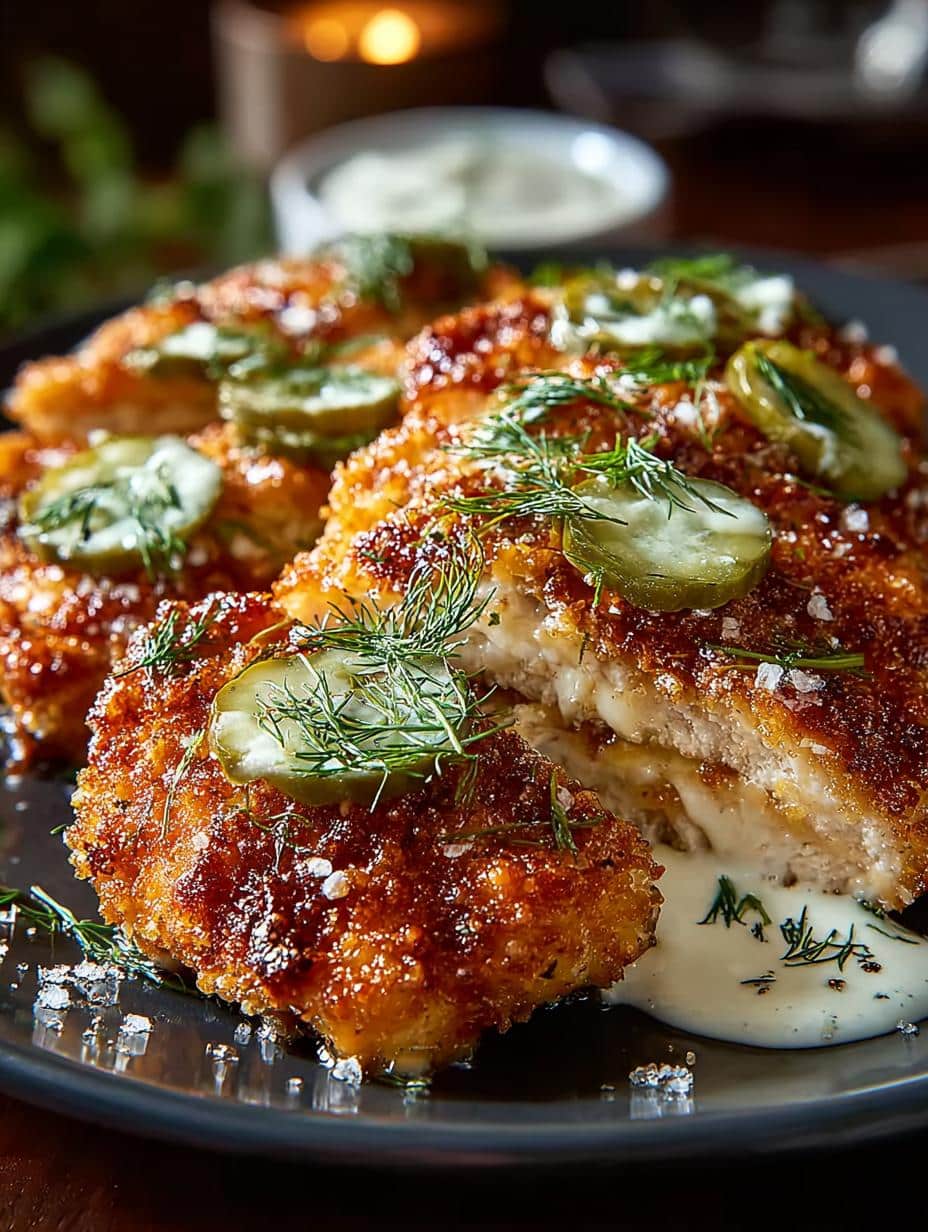 Dill Pickle Parmesan Chicken: 5 Steps to Deliciousness - Dill Pickle Parmesan Chicken - main visual representation