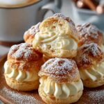 Eggnog Cream Puffs