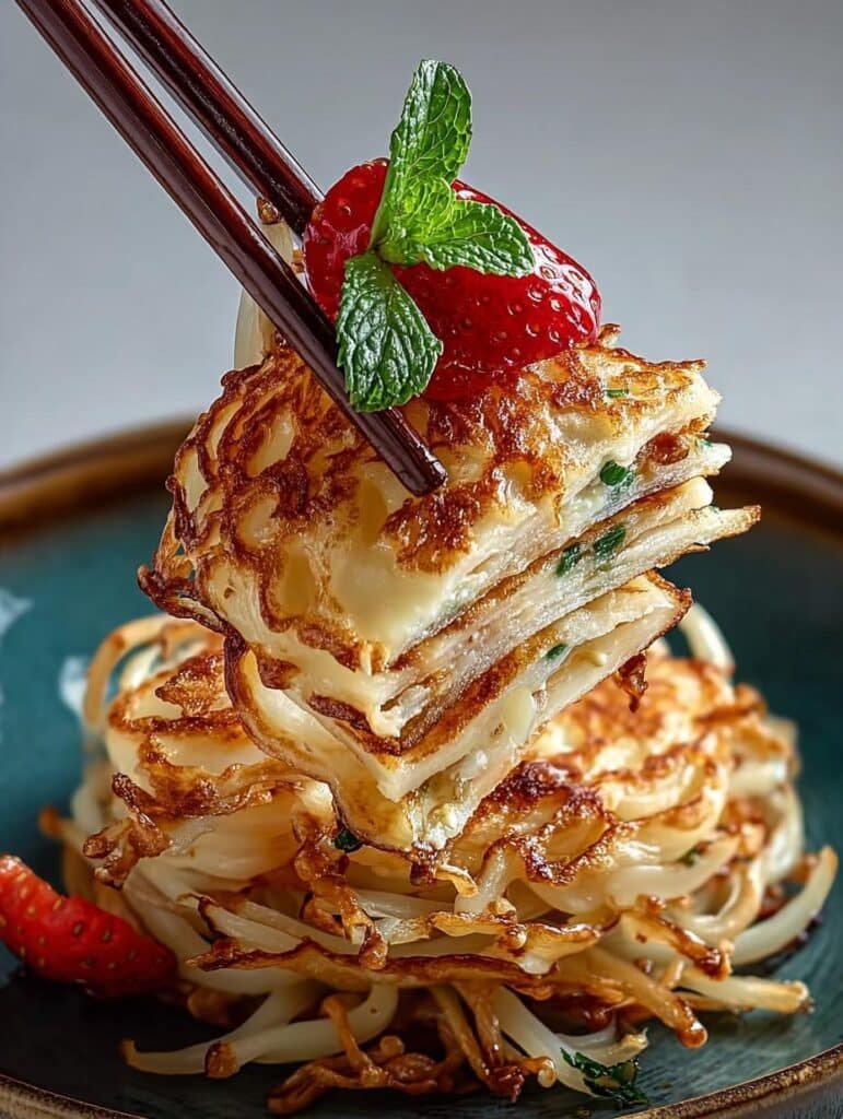 Enoki Pancakes