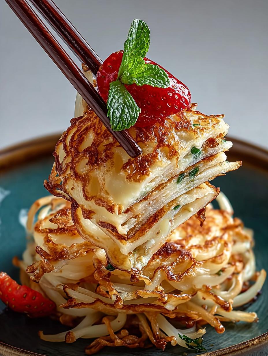 Enoki Pancakes