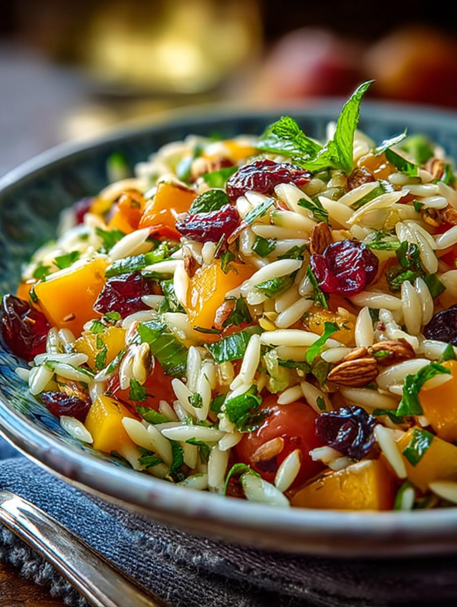 Fall Harvest Orzo Salad