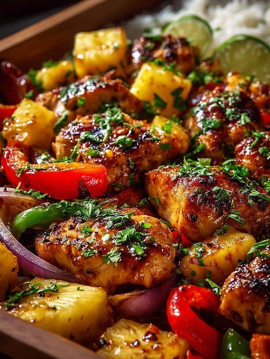 Hawaiian Chicken Sheet Pan: 5 Easy Steps to Paradise - Hawaiian Chicken Sheet Pan - main visual representation
