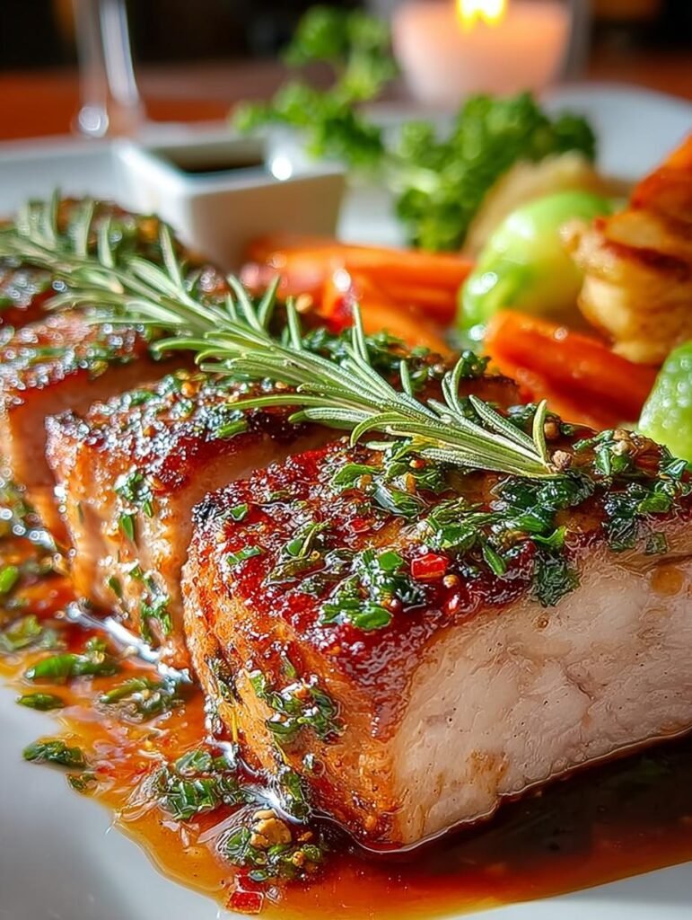 Herb Encrusted Savory Pork