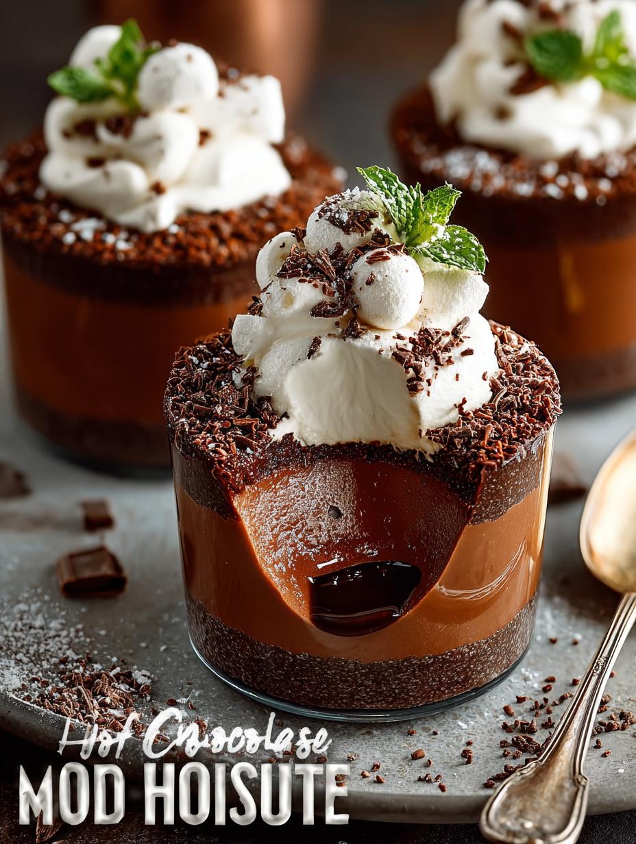Indulge in 5 Hot Chocolate Mousse Cups Delight - Hot Chocolate Mousse Cups - main visual representation