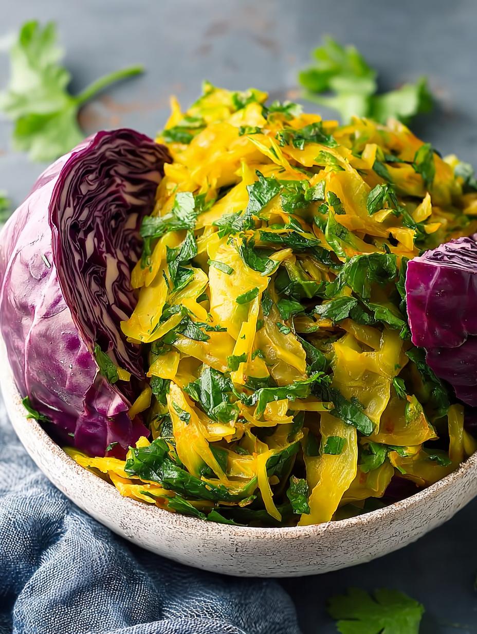 Delicious Indian Cabbage Roast With Coconut Crunch - Indian Cabbage - main visual representation